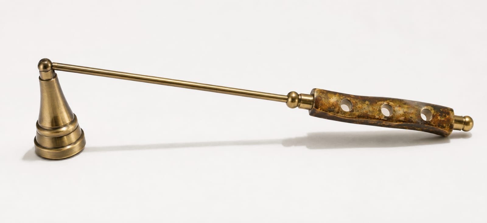 Antique Brass Candle Snuffer