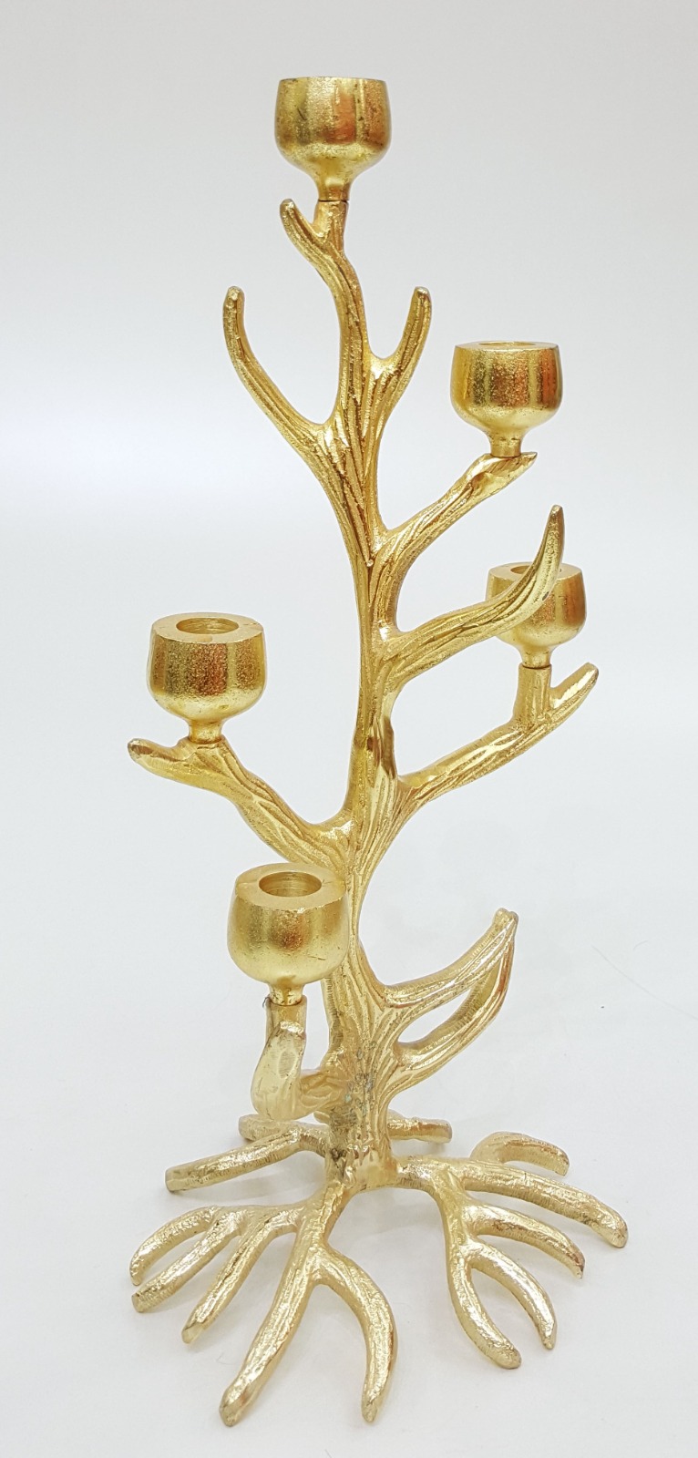 Gold Branch Candle Holder