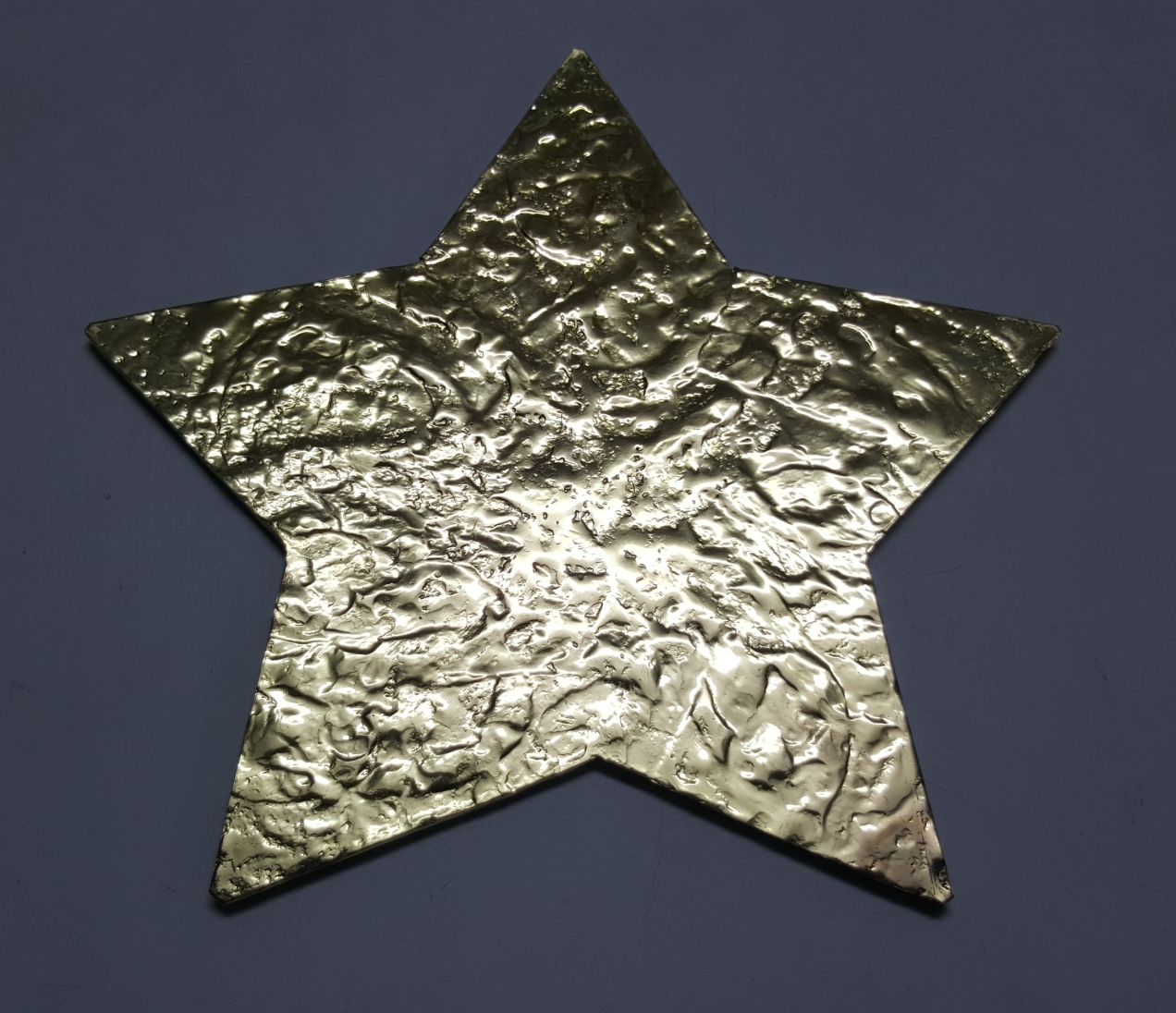 Gold Textured Star Trivet