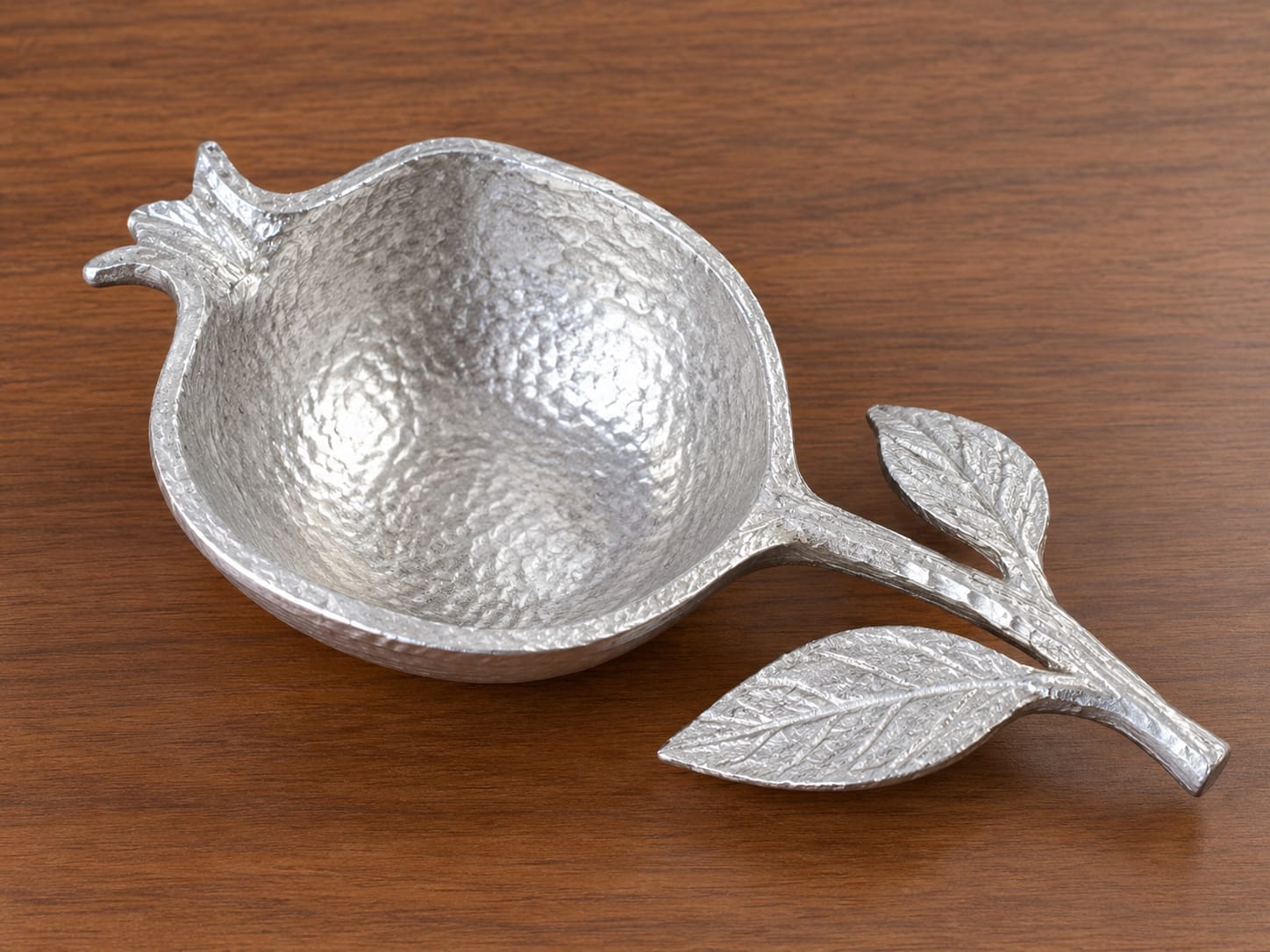 Hammered Aluminum Pomegranate Bowl