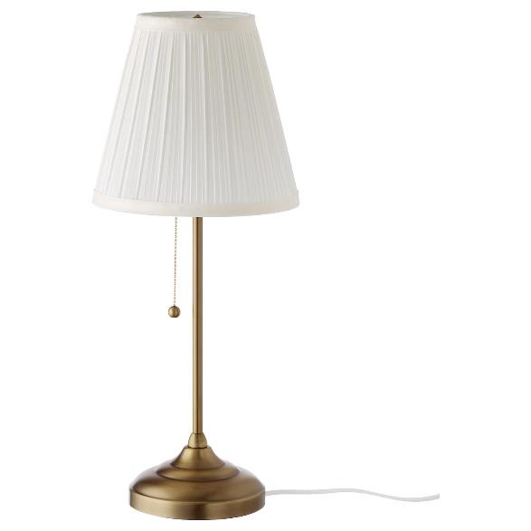Classic Brass Stem Table Lamp