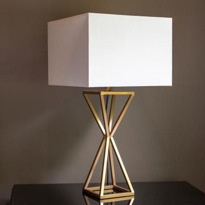 Geometric Hourglass Frame Table Lamp